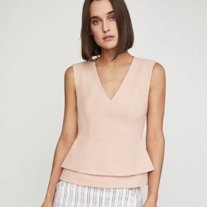 BCBG Maxazria blush pendant top XS